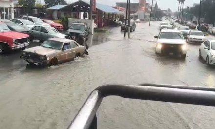 Nuevamente saldo blanco por lluvias de este domingo en Saltillo