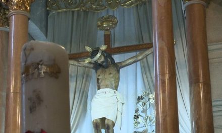 Hay Santo Cristo para rato, su imagen está en perfectas condiciones