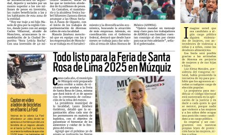 Portada RCG Carbonífera [20 de agosto de 2025] Manolo Jiménez invierte más de 120 mdp en obras para la región Centro; todo listo para la Feria de Santa Rosa de Lima 2025 y más…