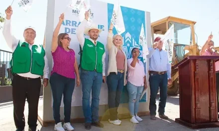 Alcaldesa de Múzquiz da inicio a acciones de pavimentación