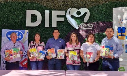Arranca colecta de útiles escolares del DIF Acuña