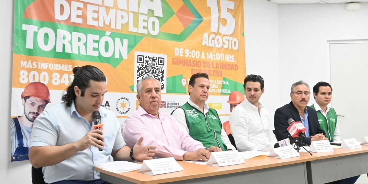 Alistan la quinta Feria del Empleo en Torreón