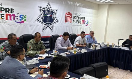 Reafirman coordinación con órdenes de Gobierno para mantener la seguridad en Torreón