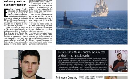 Portada RCG Nacional e Internacional [17 de agosto de 2025] EE. UU. despliega fuerzas armadas en América Latina y el Caribe; Ofrece ICE hasta 10 mdd por Iván Archivaldo Guzmán y más…