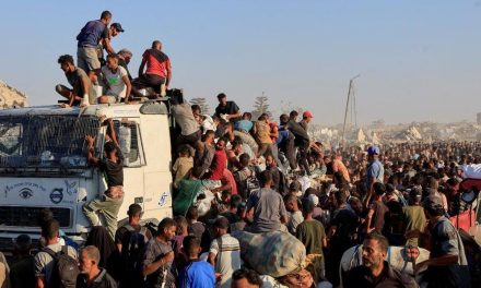 Mueren 20 palestinos al volcar camión con ayuda humanitaria