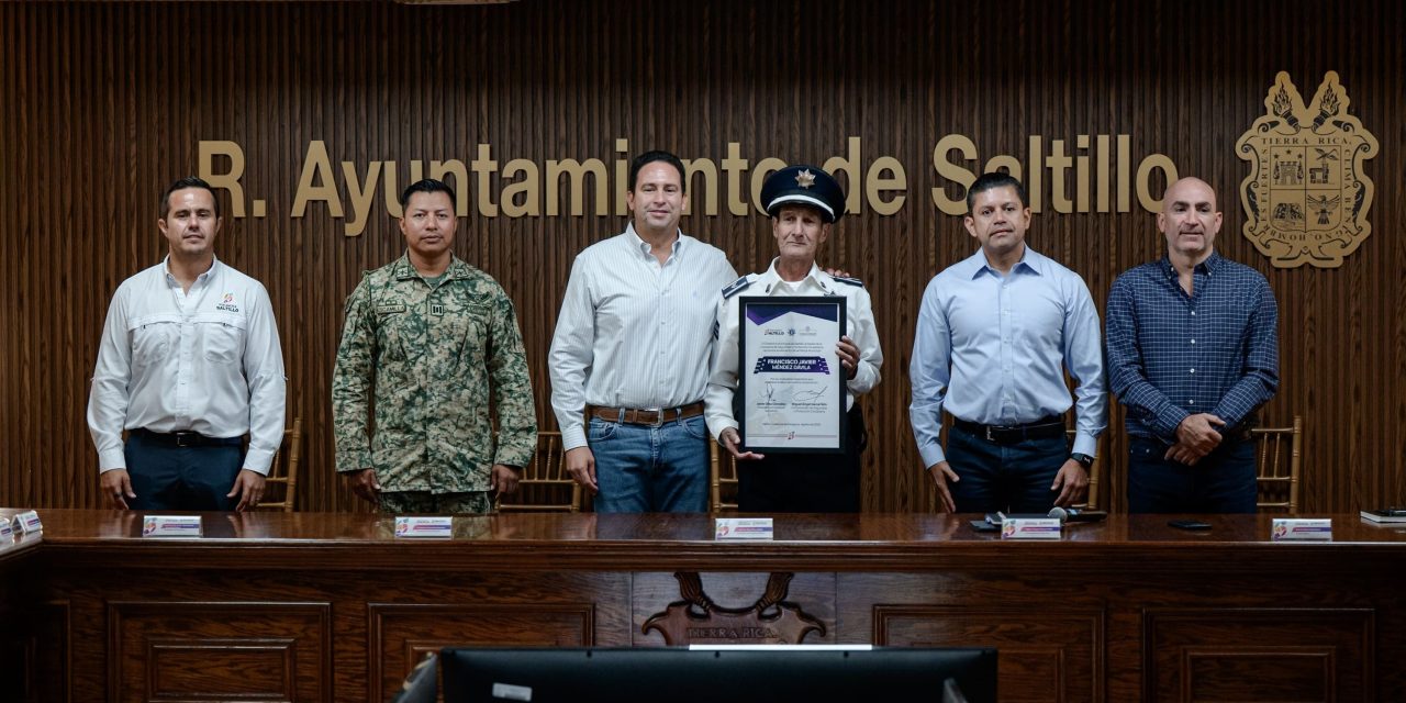 Trabajo coordinado fortalece seguridad en Saltillo: Javier Díaz