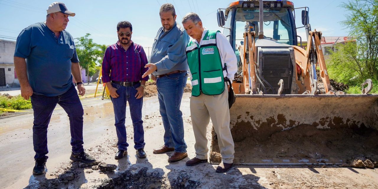 Moderniza Tomás Gutiérrez el drenaje de Ramos Arizpe