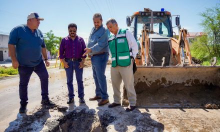 Moderniza Tomás Gutiérrez el drenaje de Ramos Arizpe