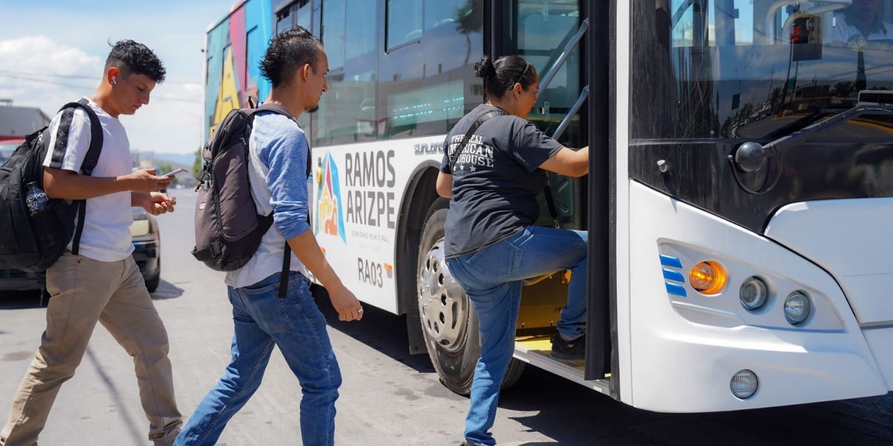 Celebran en Ramos Arizpe la Ruta Estudiantil Gratuita