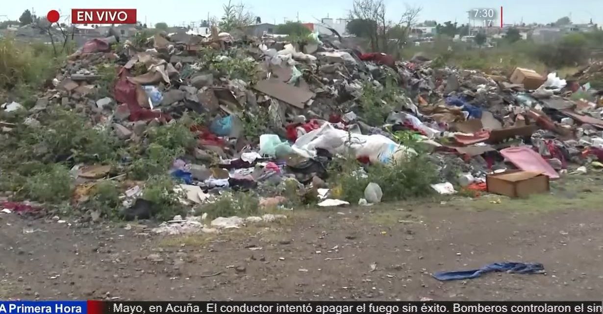 Saltillo: Convierten arroyo de la colonia Zaragoza en basurero