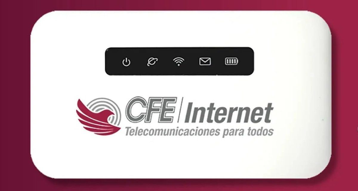 CFE lanza plan de internet móvil por 33 pesos al mes