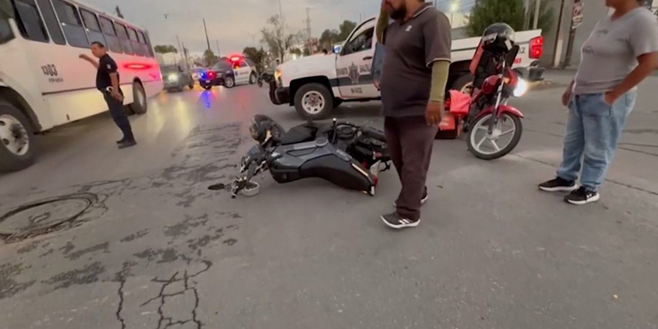 Derriban a repartidor de Rappi en Saltillo
