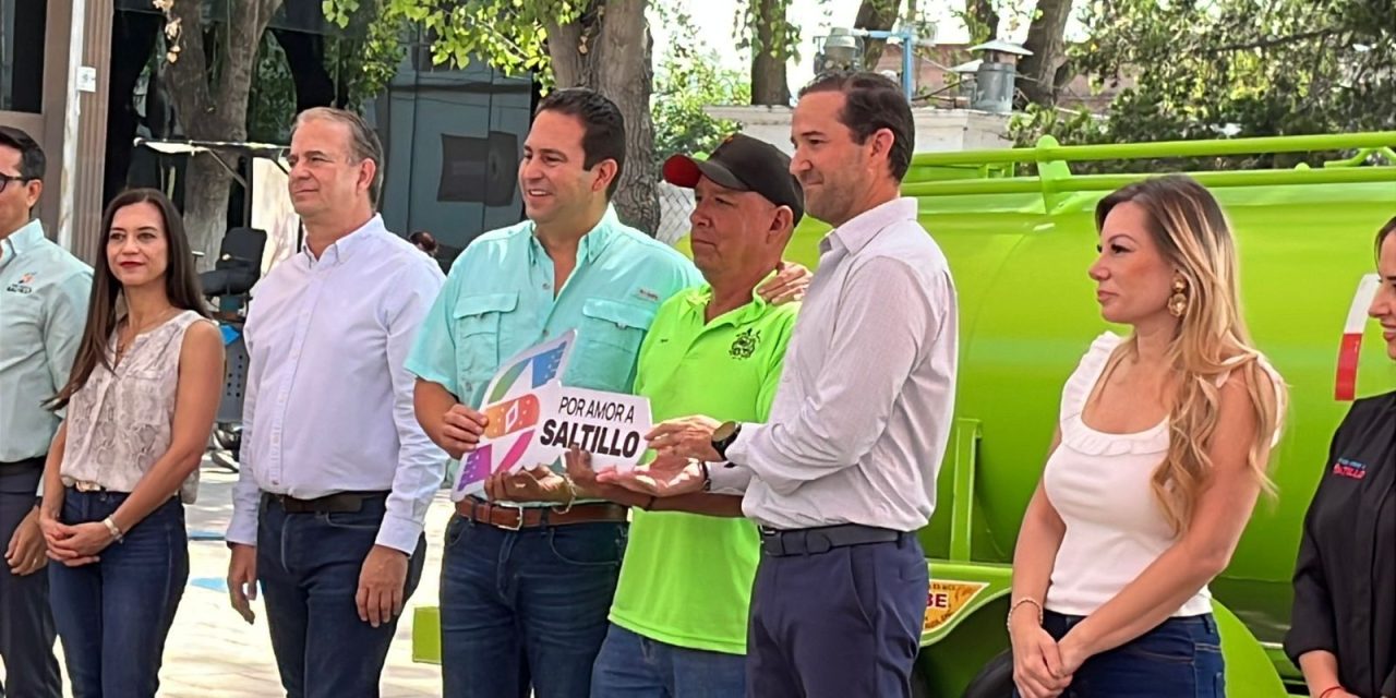 Municipio recibe donación de pipa de agua