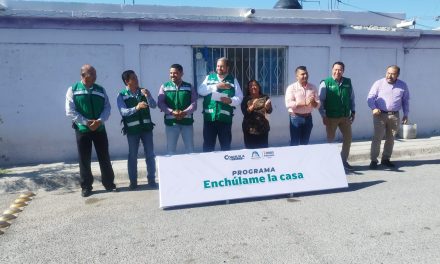 ‘Enchulan casas’ en Cañadas del Mirador en Ramos Arizpe