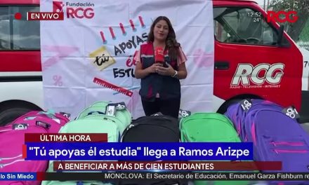 ‘Tú apoyas, él estudia’ beneficia a estudiantes de Ramos Arizpe