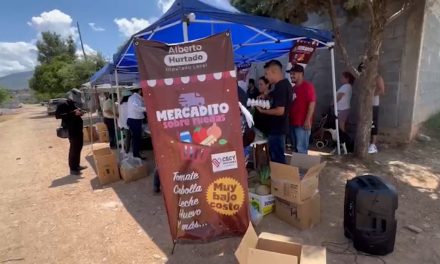 Instalan Mercadito sobre ruedas del diputado Hurtado en colonia Edgar Puente