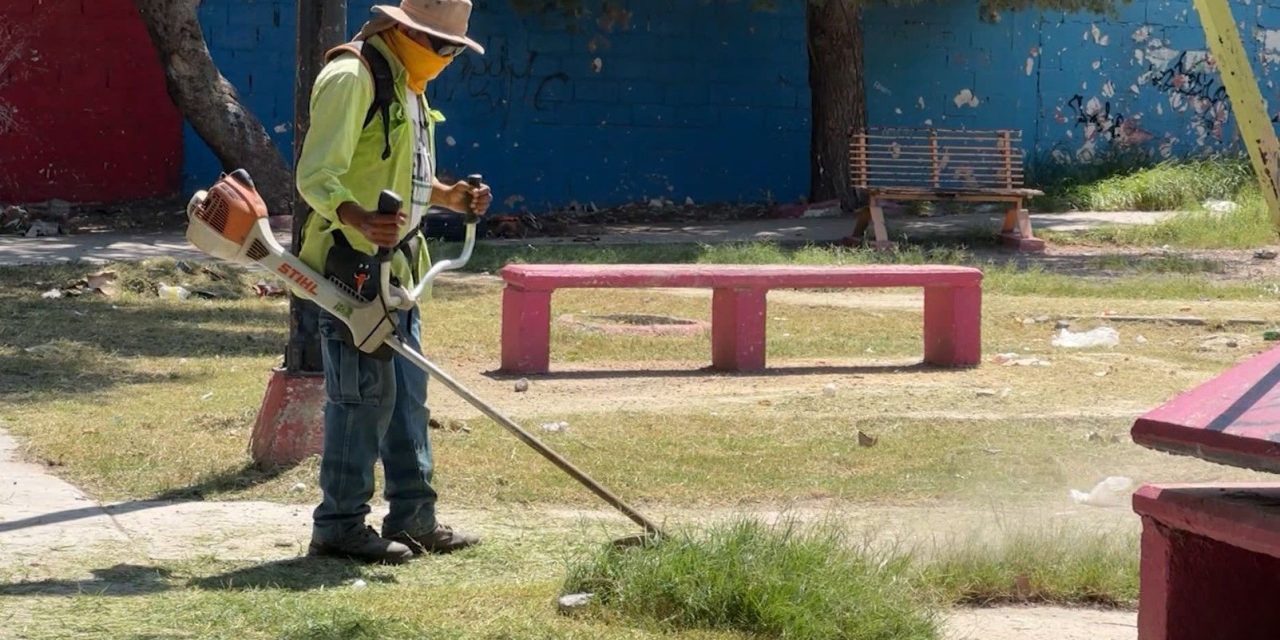 Interviene Gobierno de Saltillo plazas públicas con ‘Aquí Andamos’