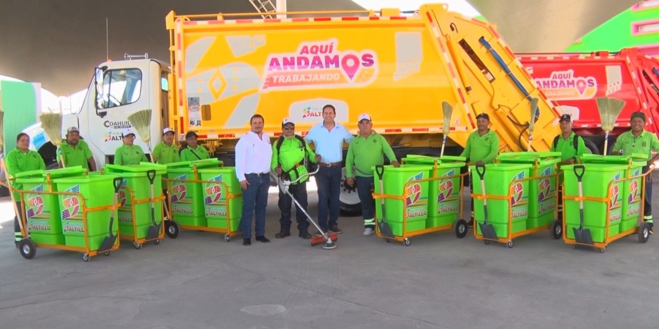 Opera la recolección de basura con siete unidades nuevas en Saltillo