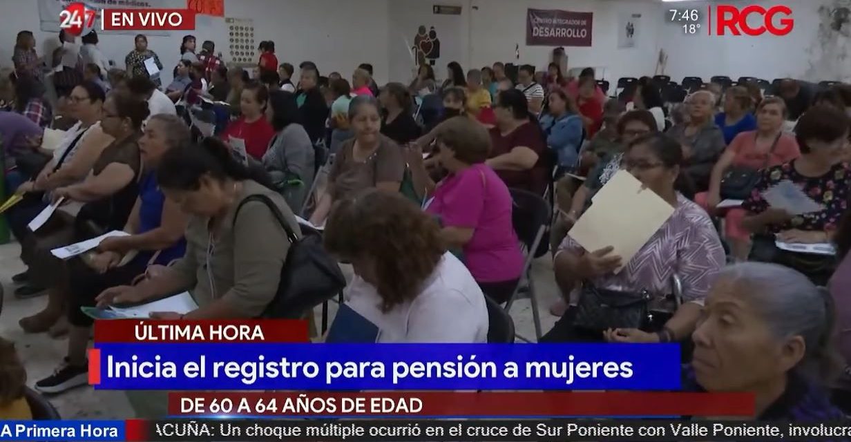 Reportan gran afluencia el primer día de registro para pensión a mujeres en Saltillo