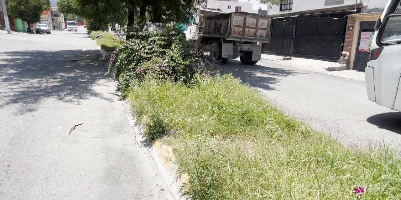 Piden atender vialidad tras baches y basura en calzada San Javier