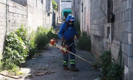 Realiza Saltillo limpieza en callejones de la colonia Vicente Guerrero