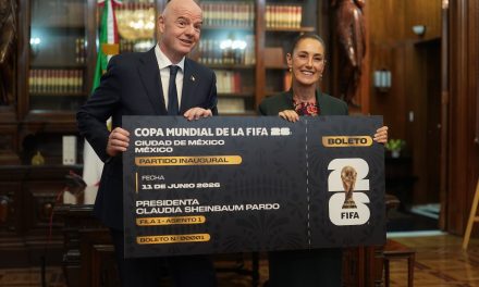 Claudia Sheinbaum considera rifar boleto para el Mundial 2026