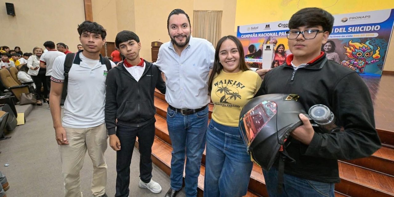 Carlos Villarreal impulsa jornadas de salud mental para jóvenes