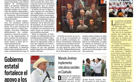 Portada RCG Carbonífera [25 de septiembre de 2025] Bancada del PRI denuncia a Adán Augusto ante el FBI y la DEA; Gobierno estatal fortalece el apoyo a los ganaderos y más…