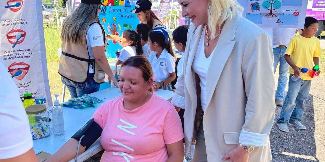 Llevan acciones de salud al ejido El Nacimiento