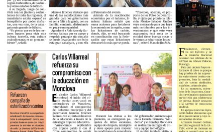 Portada RCG Centro [7 de septiembre de 2025] Cabalgata de Sabinas, la más grande de México: Manolo; Ingresan más estudiantes a la UTRCC gracias a las becas y más…