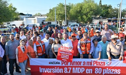 Inician programa de rehabilitación de espacios públicos en Acuña