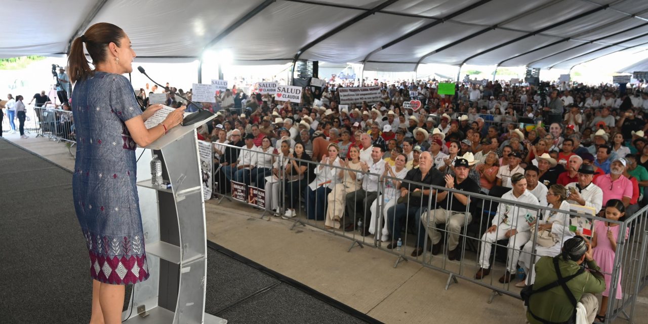 La transformación avanza en Sinaloa: Sheinbaum