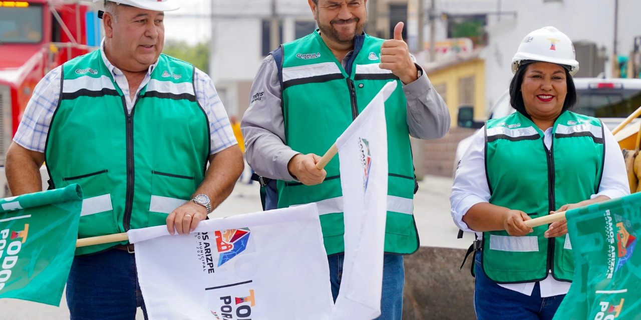 Avanzan trabajos de recarpeteo en el bulevar Díaz Ordaz de Ramos Arizpe