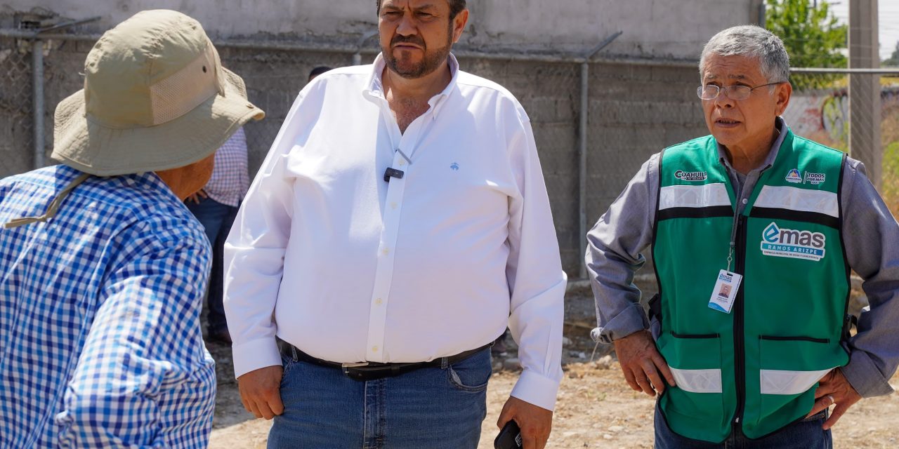 Gobierno de Ramos Arizpe pone fin a problemática de drenaje en la Analco