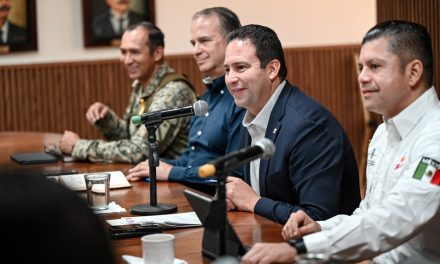 Trabajamos coordinados por la seguridad de Saltillo: Javier Díaz
