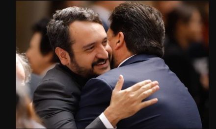 Reaparece ‘Andy’ López Beltrán en Palacio Nacional tras polémica por viaje a Japón