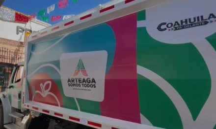 Presentan nuevo camión recolector de basura en Arteaga