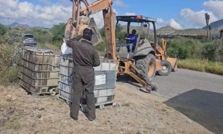 Cimari recoge contenedores de pilas abandonados en Ramos Arizpe