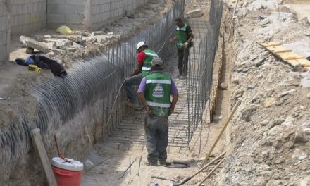 Construyen un canal pluvial, no más inundaciones en Cañadas del Mirador
