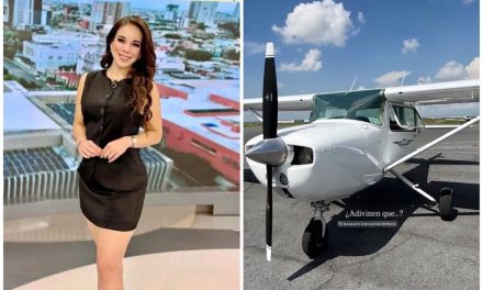 Débora Estrella tenía unas semanas en clases de aviación