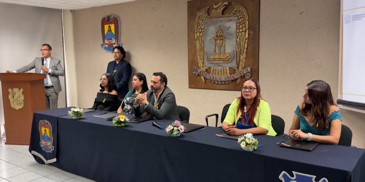 Firman convenio en pro del bienestar mental en Saltillo