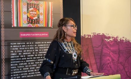 Inauguran muestra ‘Sarapes Nacionalistas’ en el Museo de Palacio