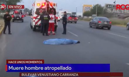 Hombre muere atropellado en V. Carranza