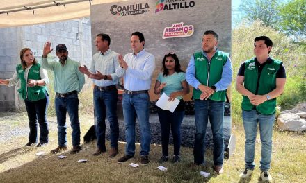 Saltillo: Arrancan obras de pavimentación en la colonia Puerto de las Flores