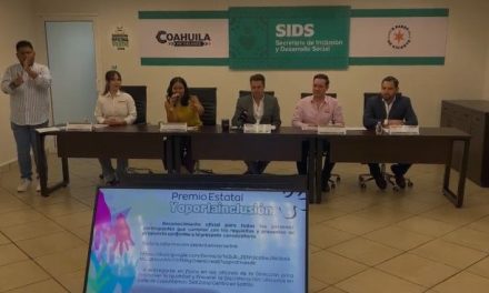 Lanzan convocatoria al Premio Estatal de la Inclusión