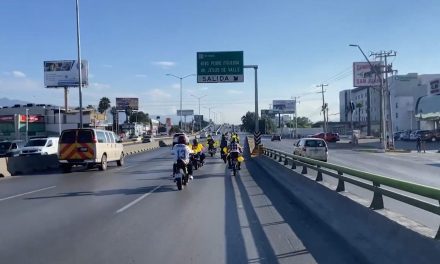 Motociclistas rodaron en apoyo a lucha contra el cáncer infantil e hicieron colecta en Saltillo
