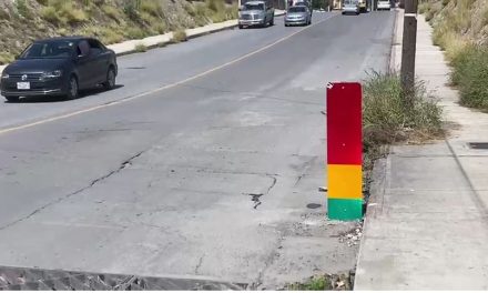Saltillo: Instalan 20 semáforos pluviales para advertir riesgos por estancamiento de agua
