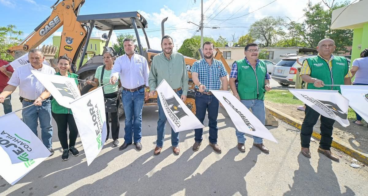 Gobierno de Monclova impulsa obras con una inversión superior a los 16 mdp