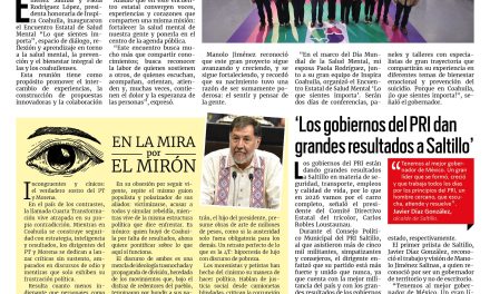 Portada RCG Carbonífera [10 de octubre de 2025] Fortalecen el Gran Programa de Salud Mental en Coahuila; ‘Los gobiernos del PRI dan grandes resultados a Saltillo’ y más…