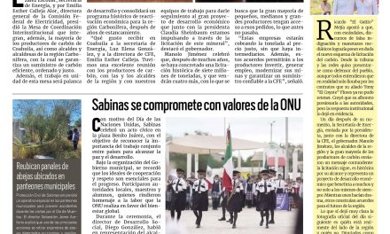 Portada RCG Carbonífera [25 de octubre de 2025] Trabajan por impulsar la economía estatal con pedidos de carbón; Sabinas se compromete con valores de la ONU y más…